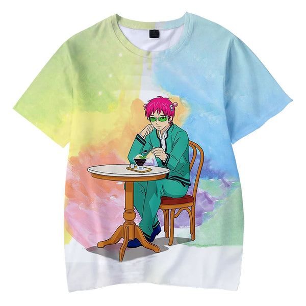Saiki Kusuo No Sai-Nan Tshirt Printed Men/Women/Kids Harajuku funny T shirt Costume Summer Kawaii Japan Unisex Anime Tops - Premium  from Kestiesss - Just €6.49! Shop now at Kestiesss