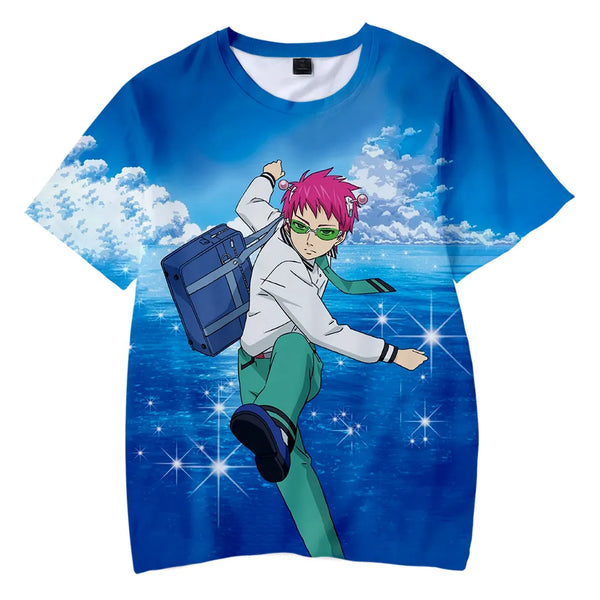 Saiki Kusuo No Sai-Nan Tshirt Printed Men/Women/Kids Harajuku funny T shirt Costume Summer Kawaii Japan Unisex Anime Tops - Premium  from Kestiesss - Just €6.49! Shop now at Kestiesss