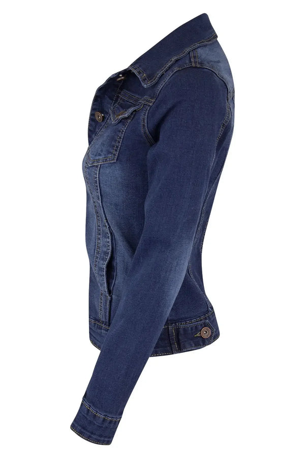 Jeans Denim Jacket Women Girl Teenager Stretch Jean Jacket Woman Coat 2023 Veste Femme Chaqueta Vaquera Mujer XXS XS Teen Slim - Premium  from Kestiesss - Just €23.92! Shop now at Kestiesss