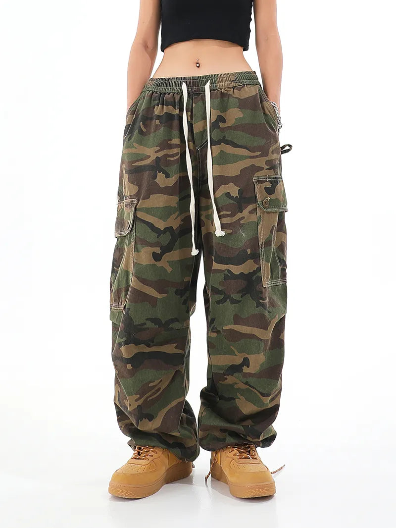 Camouflage Cargo Pants - Premium  from Kestiesss - Just €39.99! Shop now at Kestiesss
